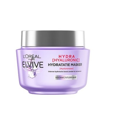 haarmasker met hyaluronzuur van L'Oréal Paris Elvive Hydra Hyaluronic