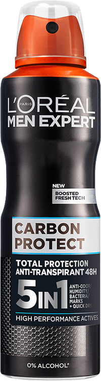 OAP MEN EXPERT ANTI PERSPIRANT STOP STRESS 48H SPRAY VOORZIJDE DICHT
