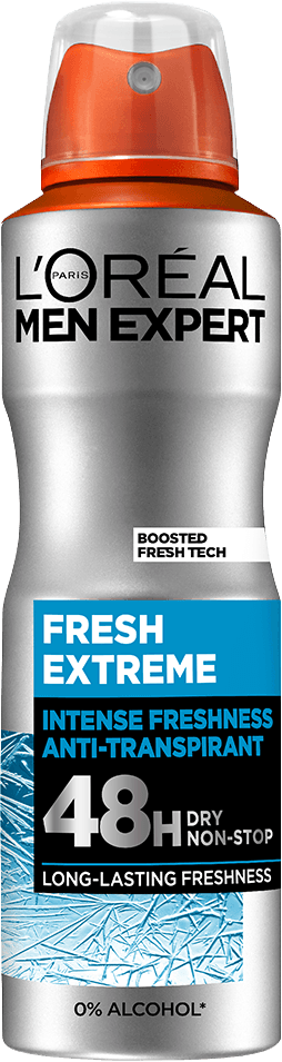 OAP MEN EXPERT ANTI PERSPIRANT STOP STRESS 48H SPRAY VOORZIJDE DICHT
