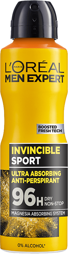 Deodorantspray Invincible Sport Men Expert hero packshot