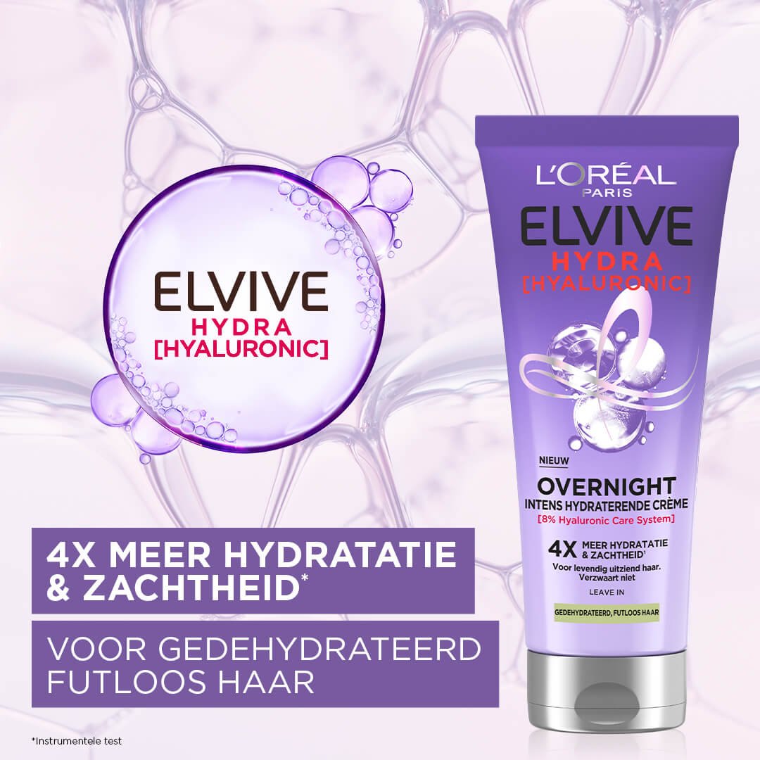 Elvive Hydra Hyaluronic overnight cream200ml L'Oréal Paris