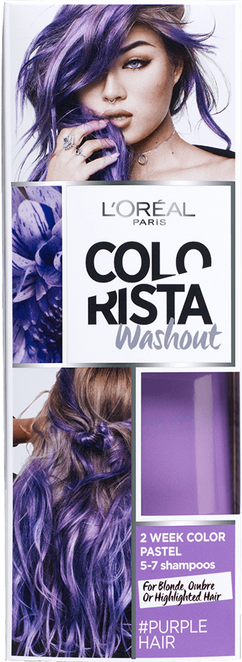 spanning Overname zondag Colorista Tijdelijke Haarverf Paars | L'Oréal Paris