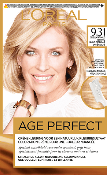 hoesten kalf Integreren Excellence Age Perfect Zeer 9.31 Zeer Licht Goud Asblond voor grijs haar |  L'Oréal Paris