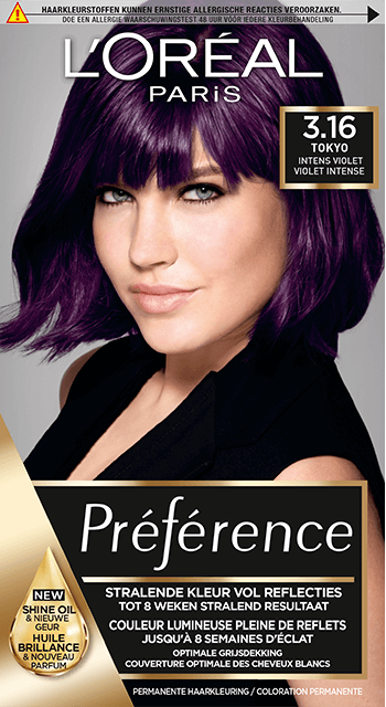 Perfect Anesthesie Verheugen Violet Paarse Haarverf | L'Oréal Paris