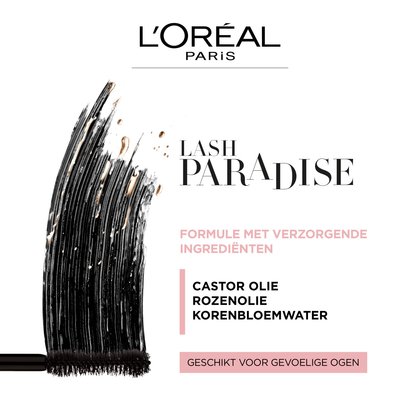 Lash Paradise mascara direct volume swatch