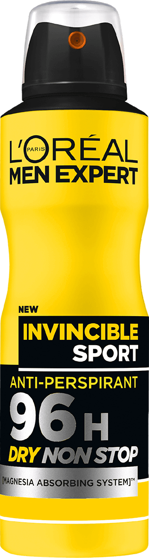 Deodorantspray Invincible Sport Men Expert hero packshot