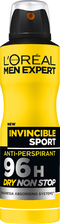 Deodorantspray Invincible Sport Men Expert hero packshot