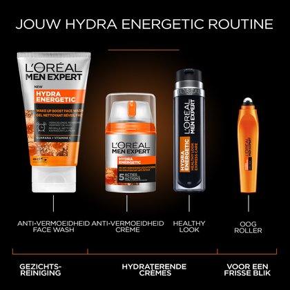 Men Expert Hydra Energetic OOgroller Verpakking voorkant