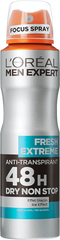 OAP MEN EXPERT ANTI PERSPIRANT STOP STRESS 48H SPRAY VOORZIJDE DICHT