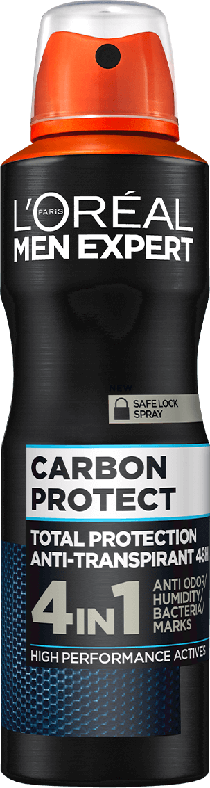 OAP MEN EXPERT ANTI PERSPIRANT STOP STRESS 48H SPRAY VOORZIJDE DICHT